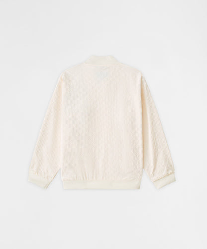Reason Clothing Best Seller | Coaches Chenille Jacket - Cream