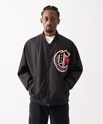 Reason Clothing Recommended | Coaches Chenille Jacket - Black