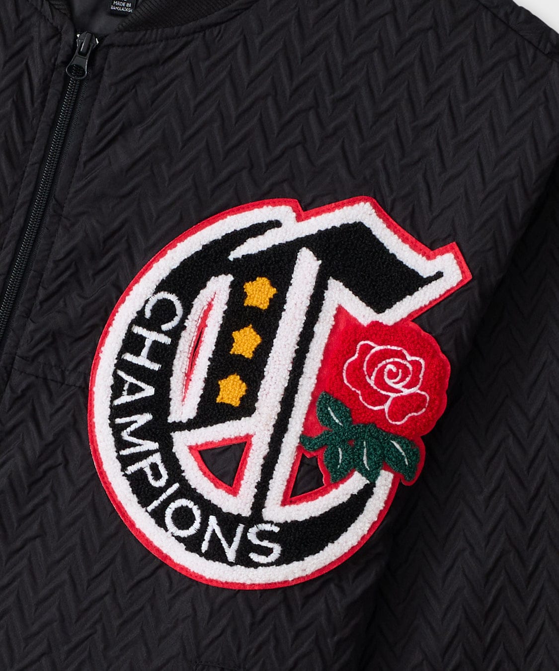 Reason Clothing Recommended | Coaches Chenille Jacket - Black