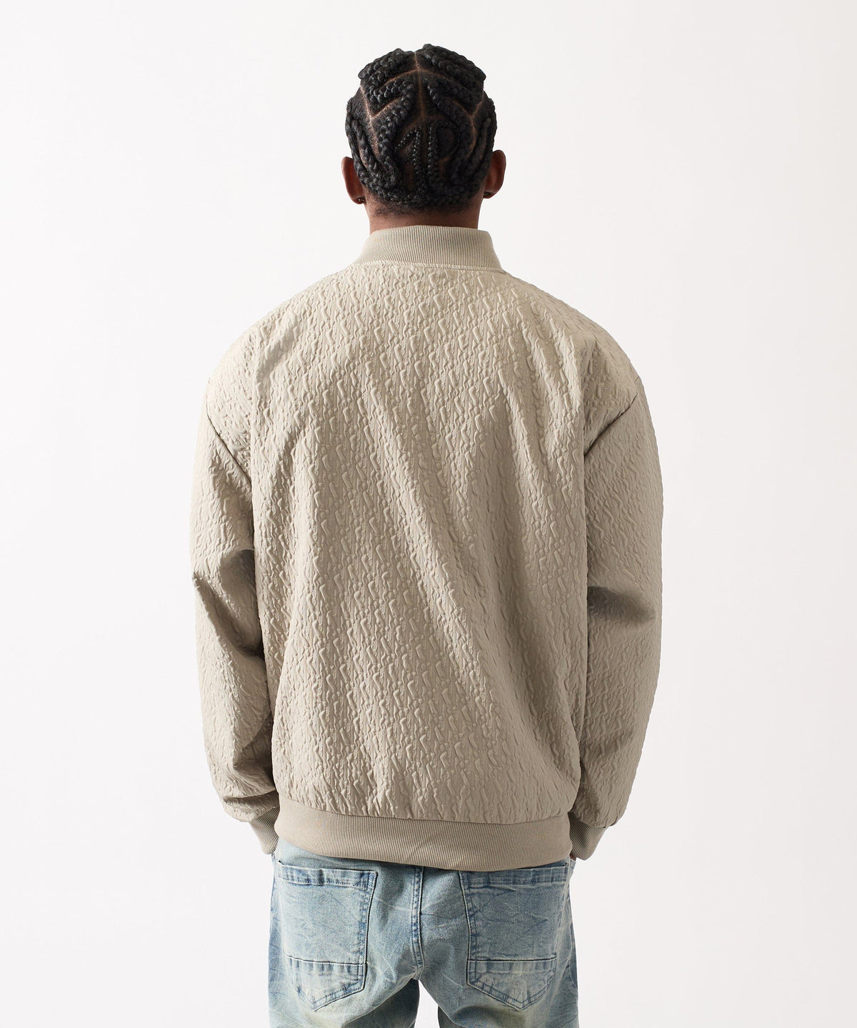 Reason Clothing Premium | Coaches Chenille Jacket - Light Green