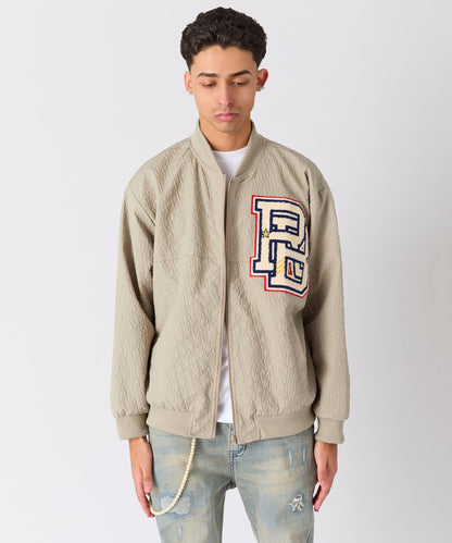Reason Clothing Premium | Coaches Chenille Jacket - Light Green