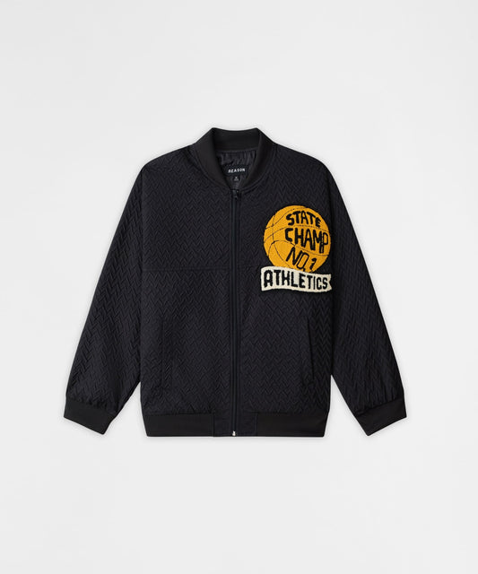 Reason Clothing Sale | Coaches Chenille Jacket - Black