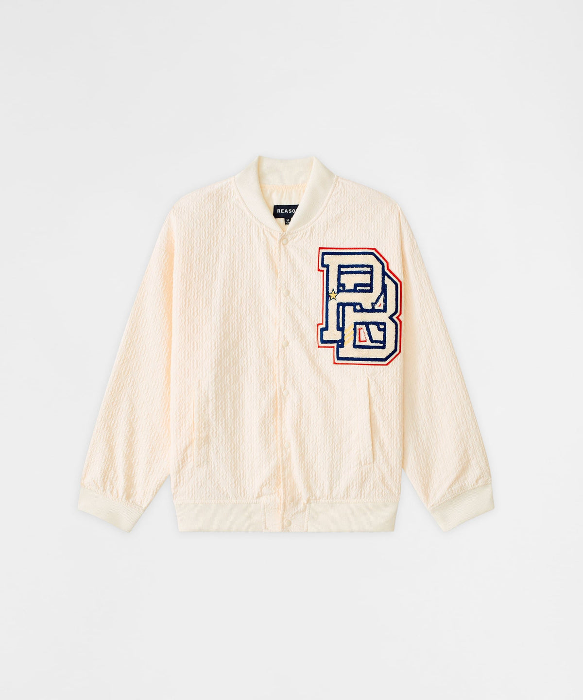 Reason Clothing Hot Sale | Coaches Chenille Jacket - White
