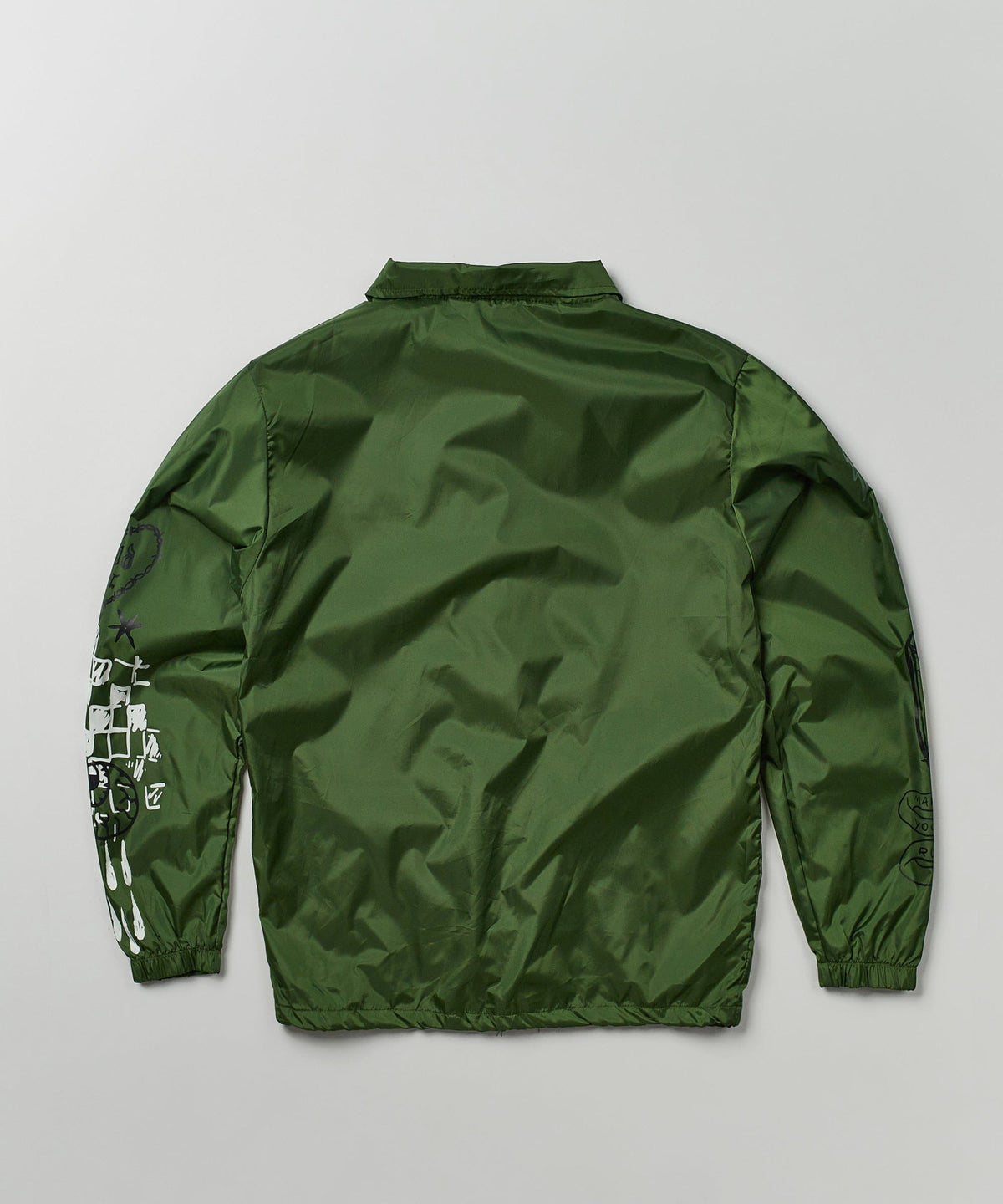Reason Clothing Best Price | Gritty Coaches Jacket - Olive Greeen