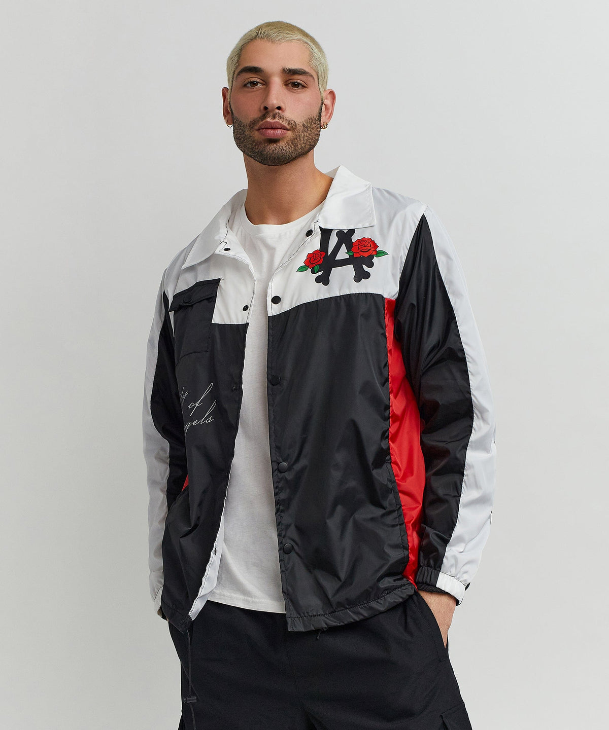 Reason Clothing Best Price | Los Angeles Coaches Jacket - Black