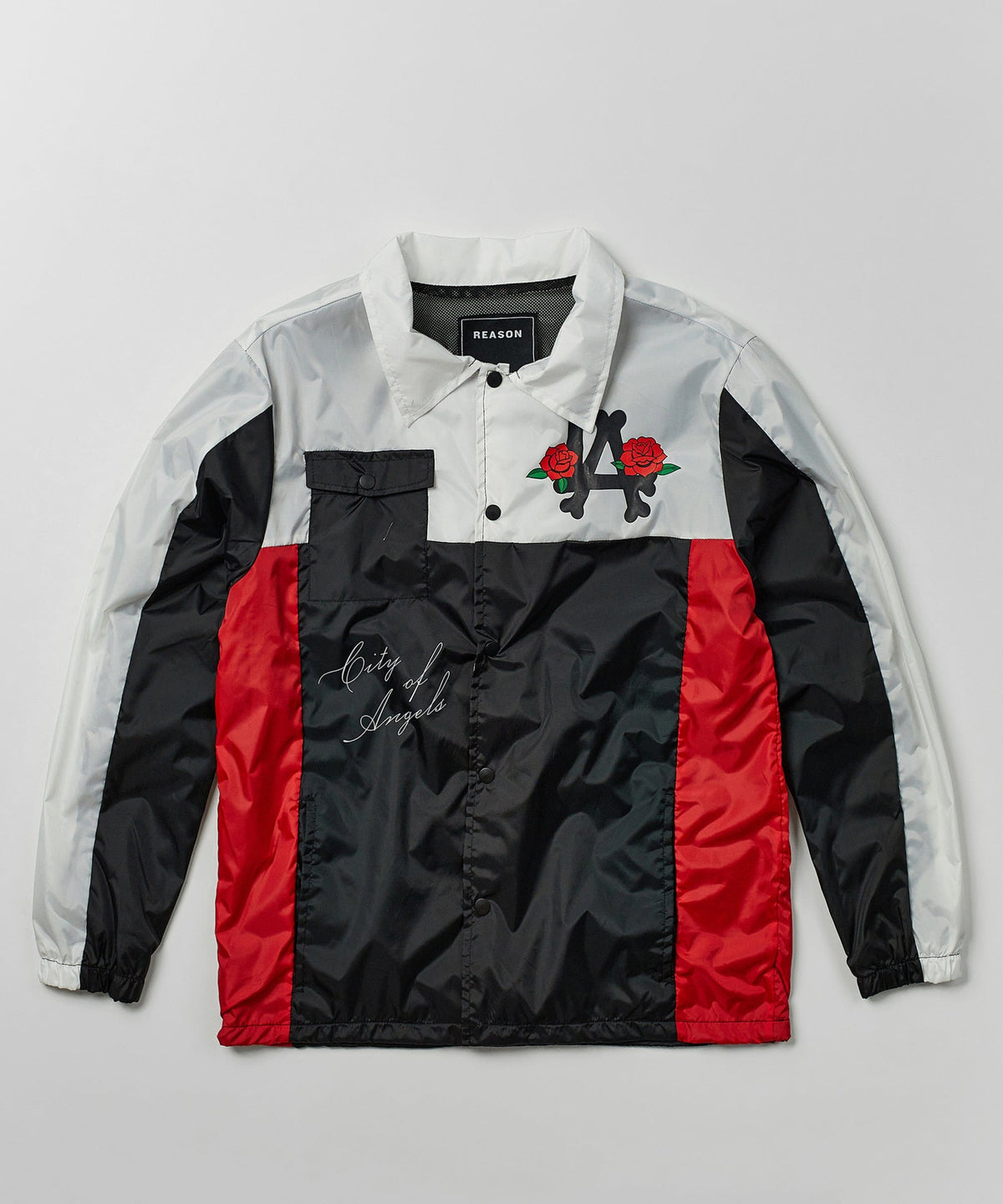 Reason Clothing Best Price | Los Angeles Coaches Jacket - Black