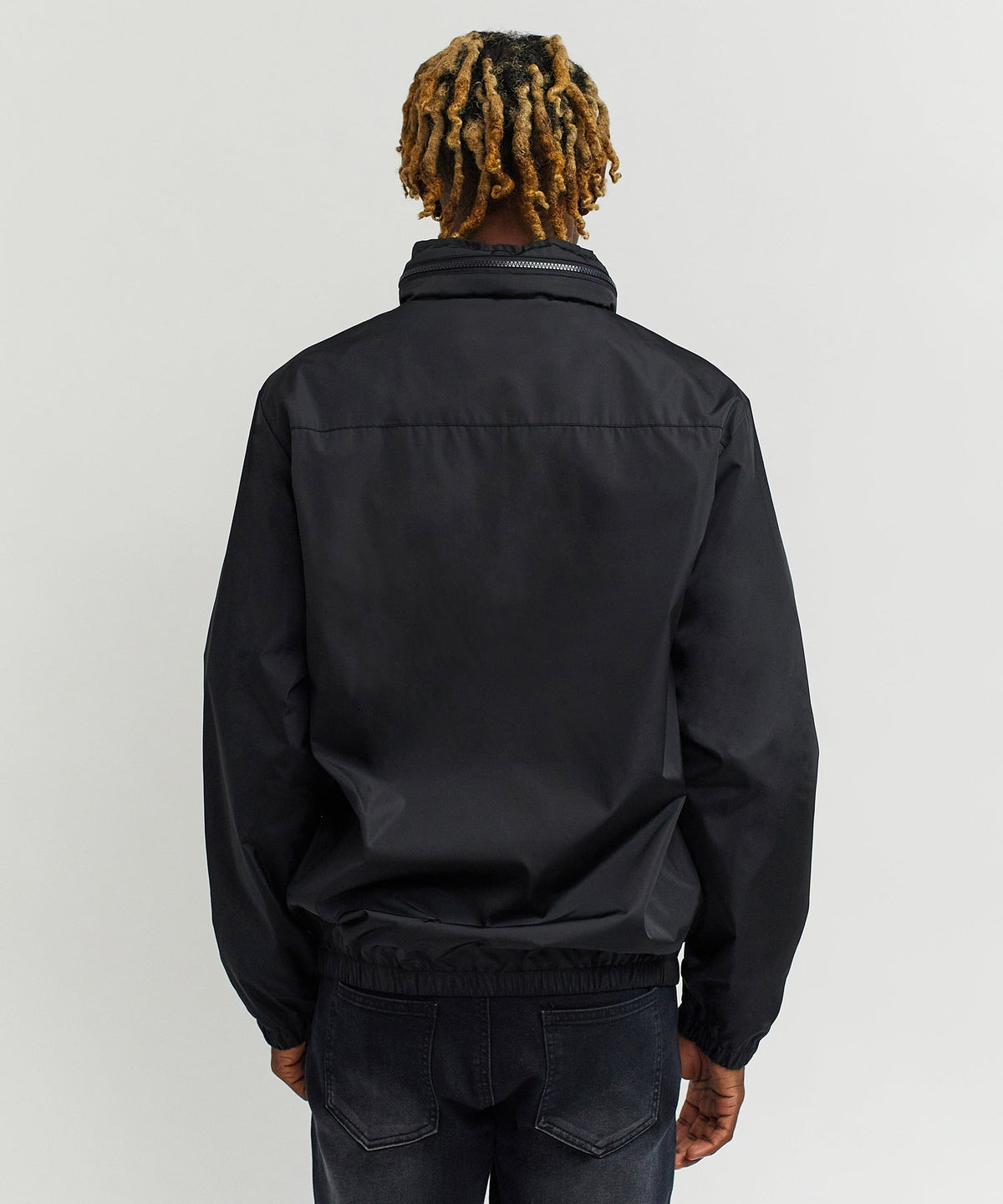 Reason Clothing Best Seller | Flame Nylon Hidden Zip Hood Jacket