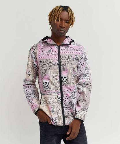Reason Clothing Sale | Paisley Full Zip Anorak