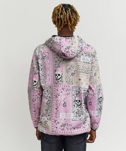 Reason Clothing Sale | Paisley Full Zip Anorak