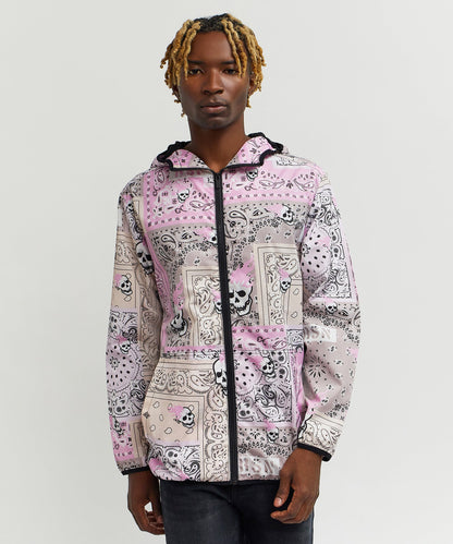 Reason Clothing Sale | Paisley Full Zip Anorak