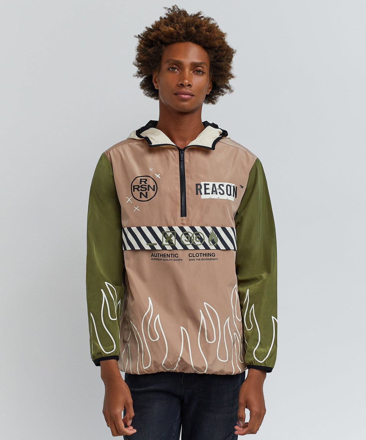 Reason Clothing Signature | Built To Last Pullover Jacket