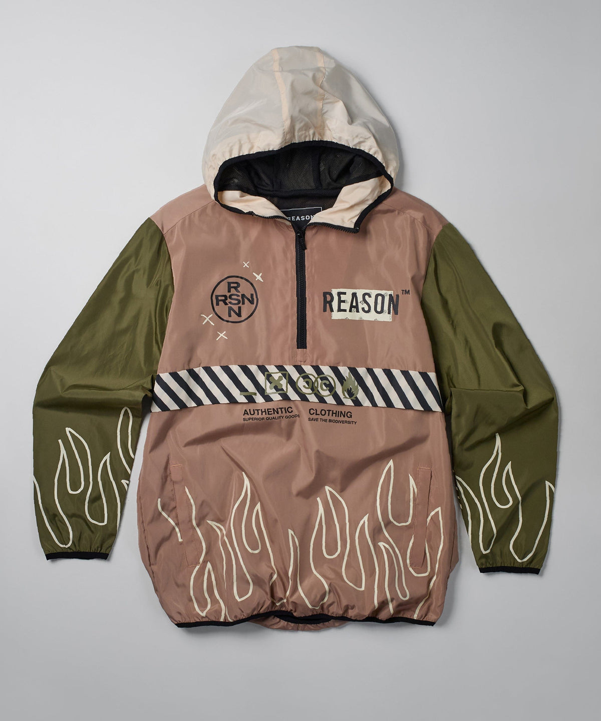 Reason Clothing Signature | Built To Last Pullover Jacket