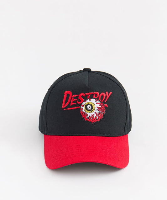 Reason Clothing Trending | Mishka Destroy Embroidered Cap - Black