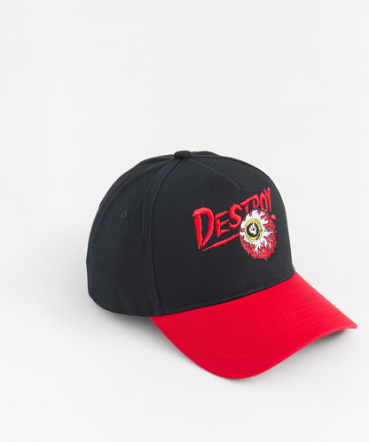 Reason Clothing Trending | Mishka Destroy Embroidered Cap - Black