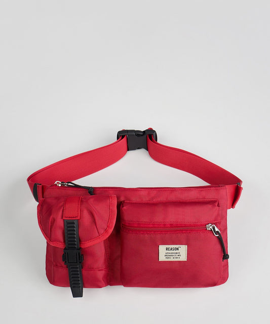 Reason Clothing Great Value | Jett Crossbody Bag - Red