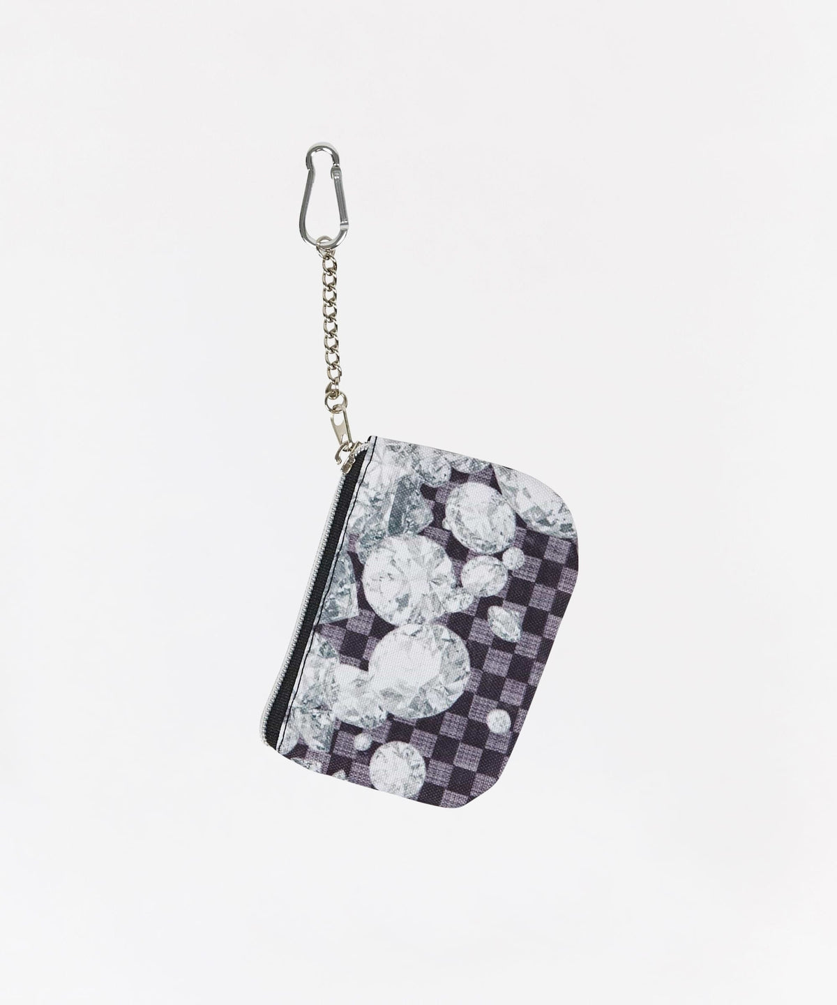 Reason Clothing Signature | Diamond Checker Print Coin Pouch