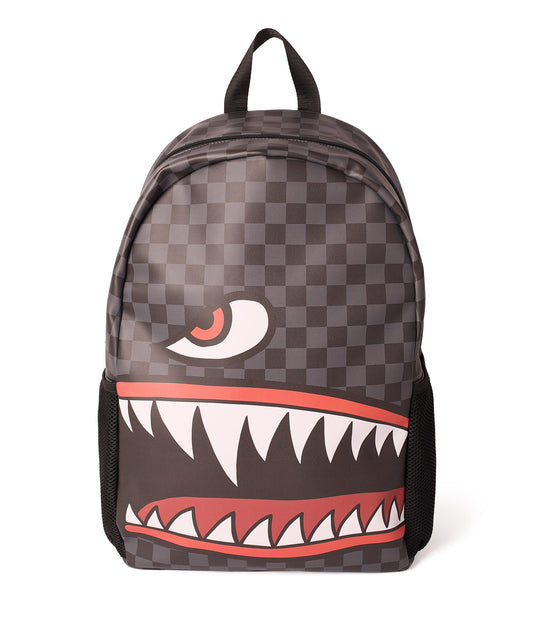 Reason Clothing Smart Buy | Checker Face Backpack PU - Black