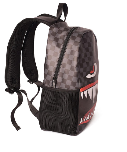 Reason Clothing Smart Buy | Checker Face Backpack PU - Black