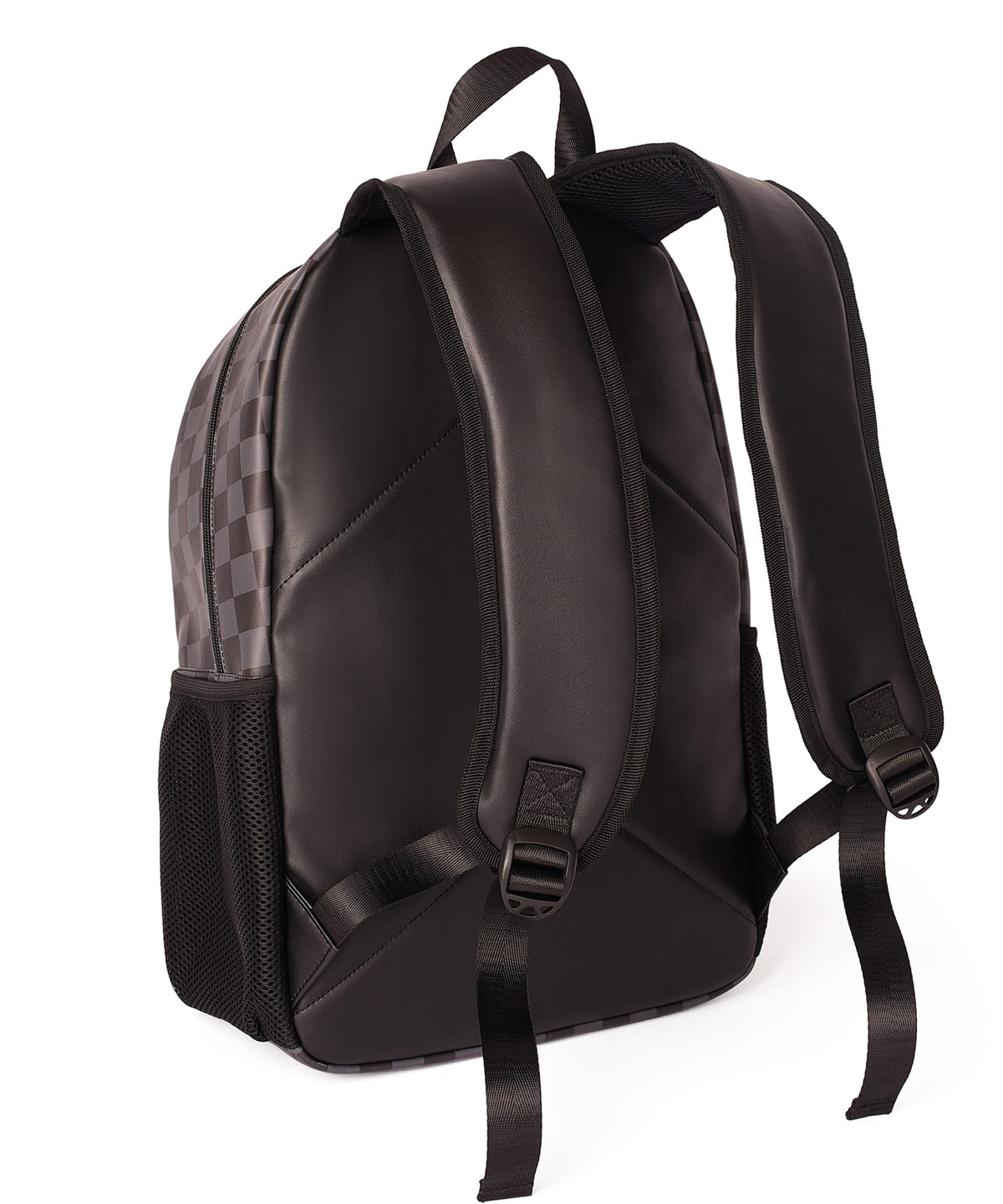 Reason Clothing Smart Buy | Checker Face Backpack PU - Black