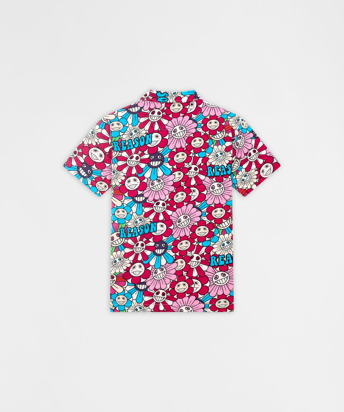 Reason Clothing Deals | Sunflower Viscose Button-Down Short Sleeve Shirt - Multicolor