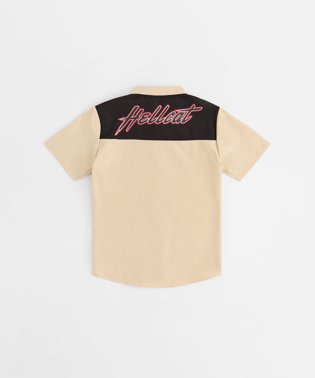 Reason Clothing Exclusive | Dodge Hellcat Mechanics Button Down Shirt - Khaki