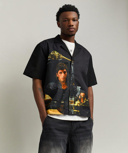 Reason Clothing Discount | Scarface Button-Down Shirt