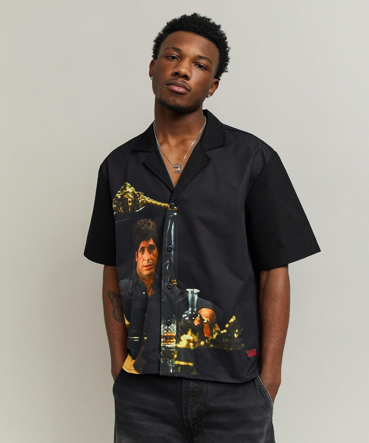Reason Clothing Discount | Scarface Button-Down Shirt