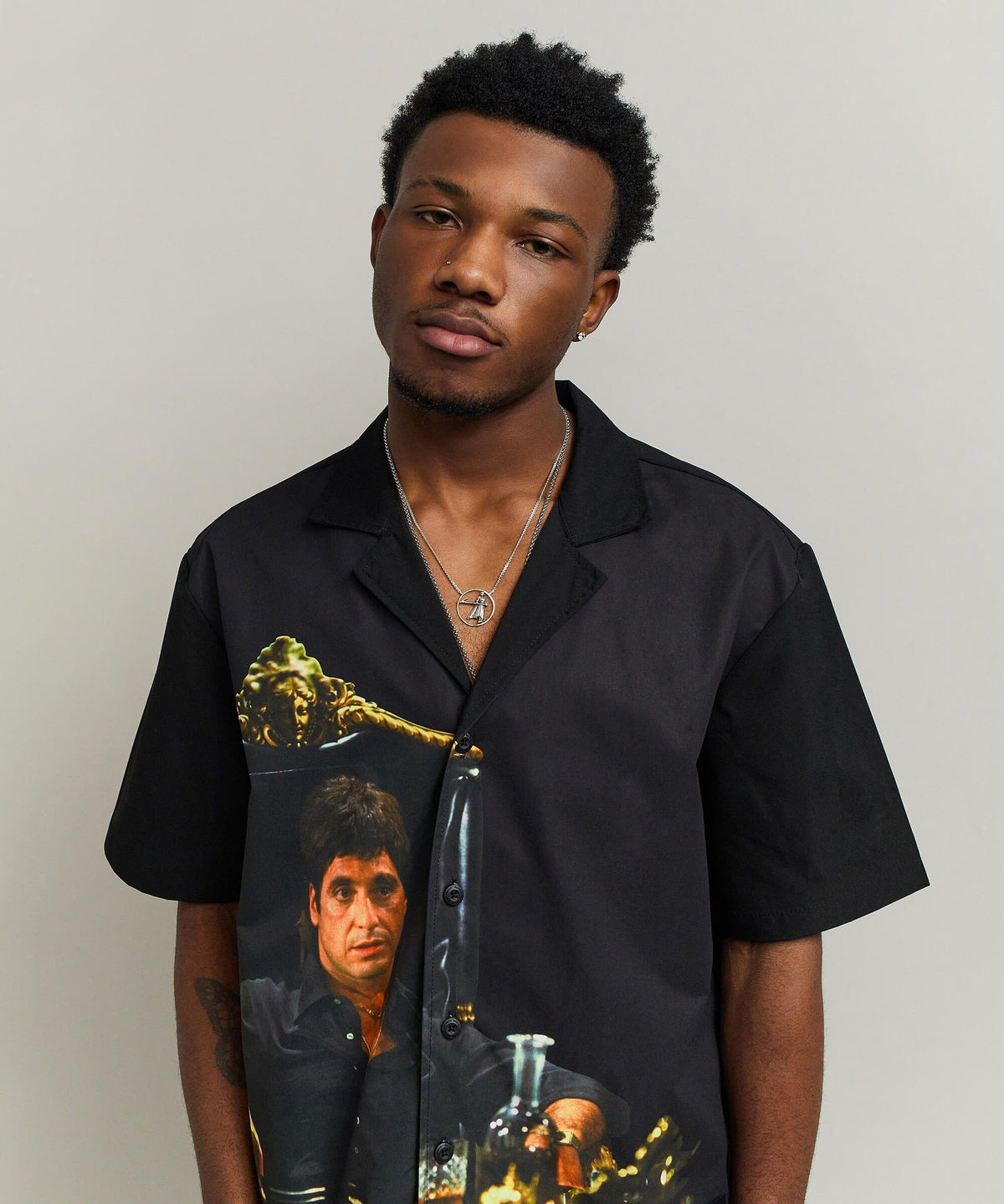 Reason Clothing Discount | Scarface Button-Down Shirt