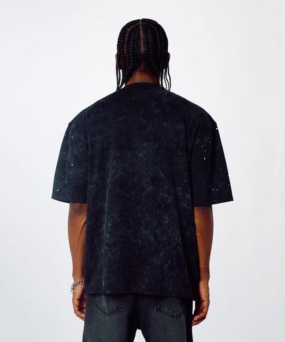 Reason Clothing Discount | Chaos Chenille Patched Short Sleeve Tee - Black