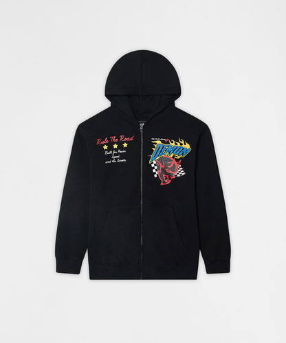 Reason Clothing Trending | Dodge Demon Full Zip Hoodie - Black
