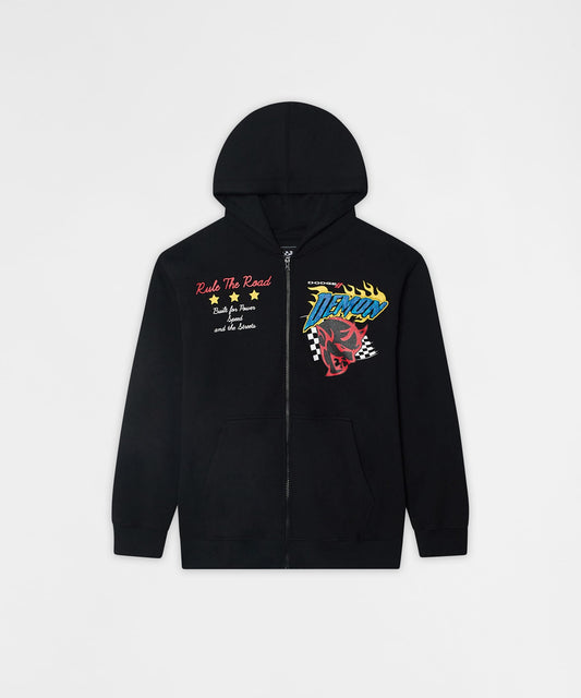 Reason Clothing Trending | Dodge Demon Full Zip Hoodie - Black