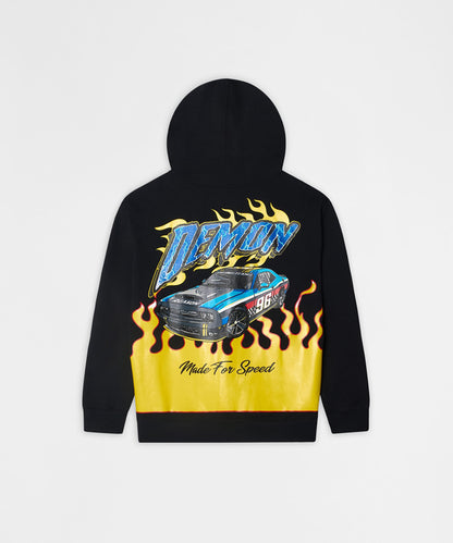 Reason Clothing Trending | Dodge Demon Full Zip Hoodie - Black