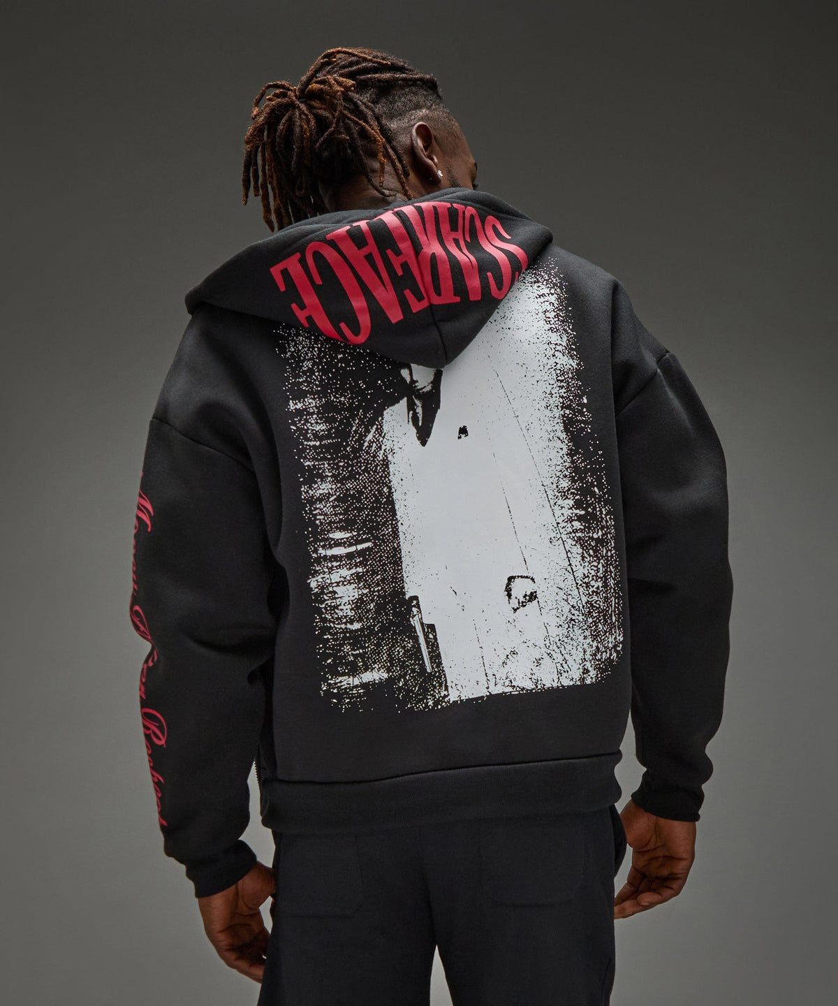Reason Clothing Trusted | Scarface MPR Full ZIP Hoodie - Black
