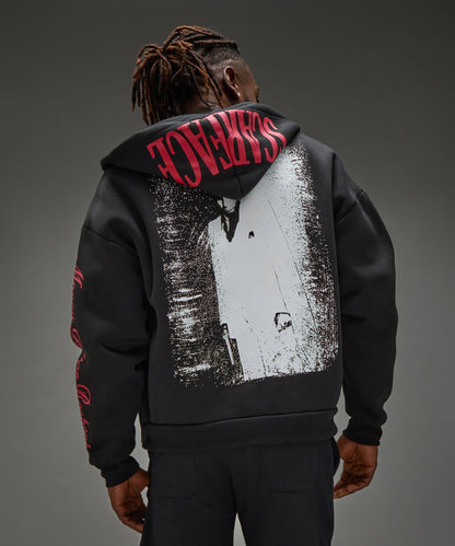 Reason Clothing Trusted | Scarface MPR Full ZIP Hoodie - Black