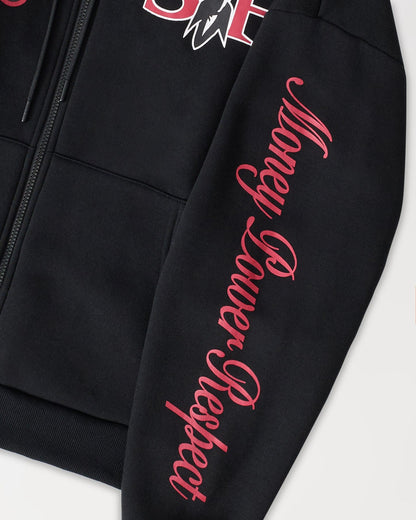 Reason Clothing Trusted | Scarface MPR Full ZIP Hoodie - Black