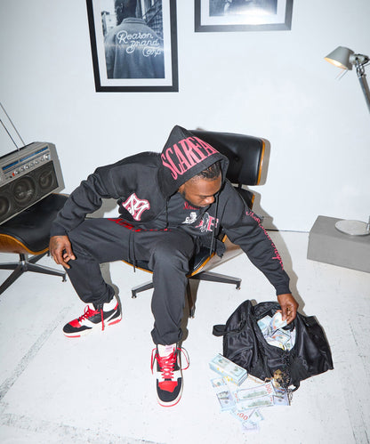 Reason Clothing Trusted | Scarface MPR Full ZIP Hoodie - Black