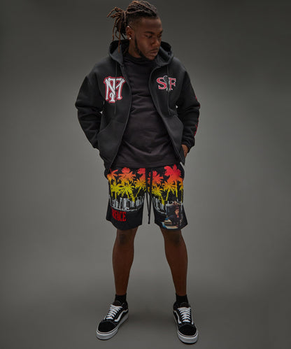 Reason Clothing Trusted | Scarface MPR Full ZIP Hoodie - Black