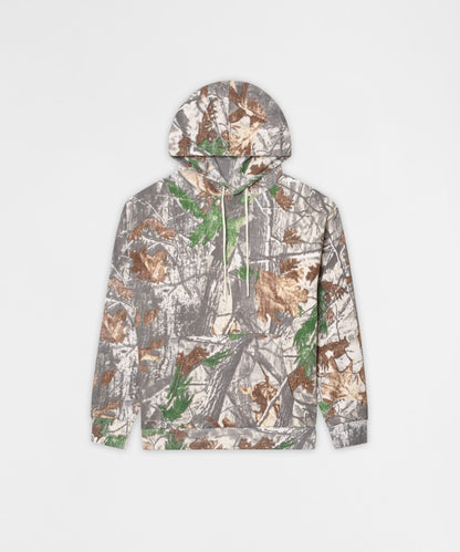 Reason Clothing Classic | Essential Pull Over Boxy Fit Hoodie - White Tree