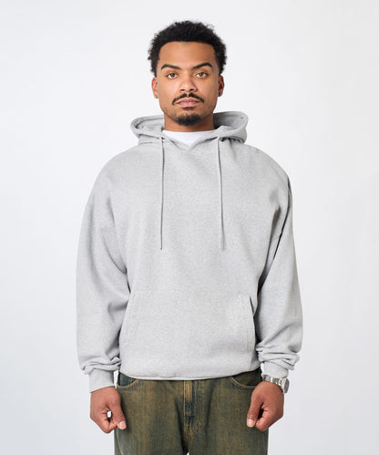 Reason Clothing Value | Essential Pull Over Boxy Fit Hoodie - Heather Grey
