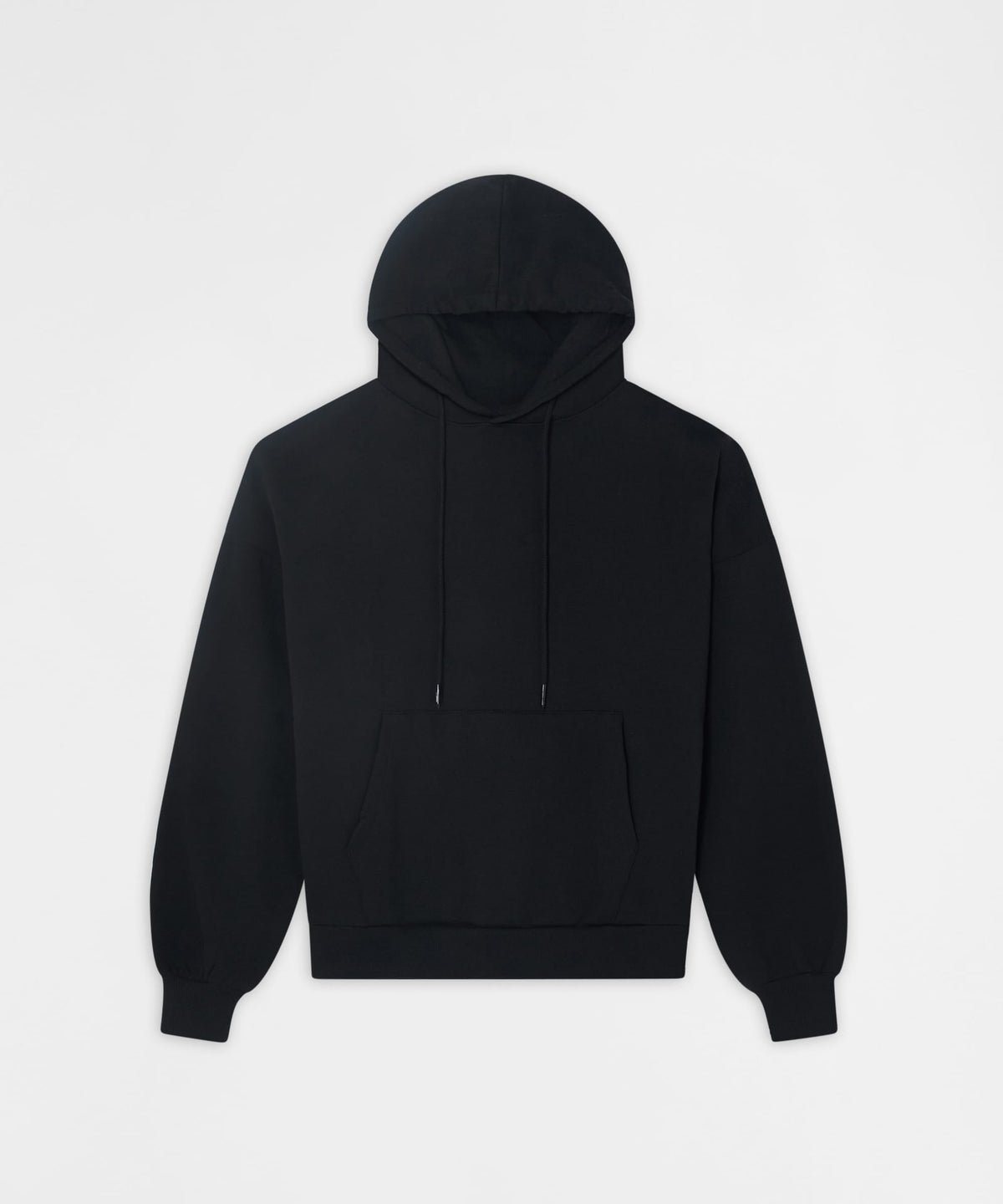 Reason Clothing Signature | Essential Pull Over Boxy Fit Hoodie - Black