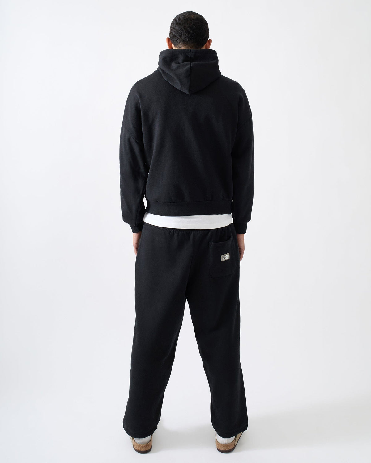Reason Clothing Signature | Essential Pull Over Boxy Fit Hoodie - Black