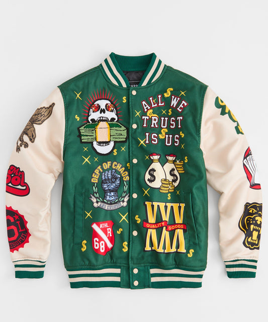 Reason Clothing Everyday | Cash Flow Varsity Jacket