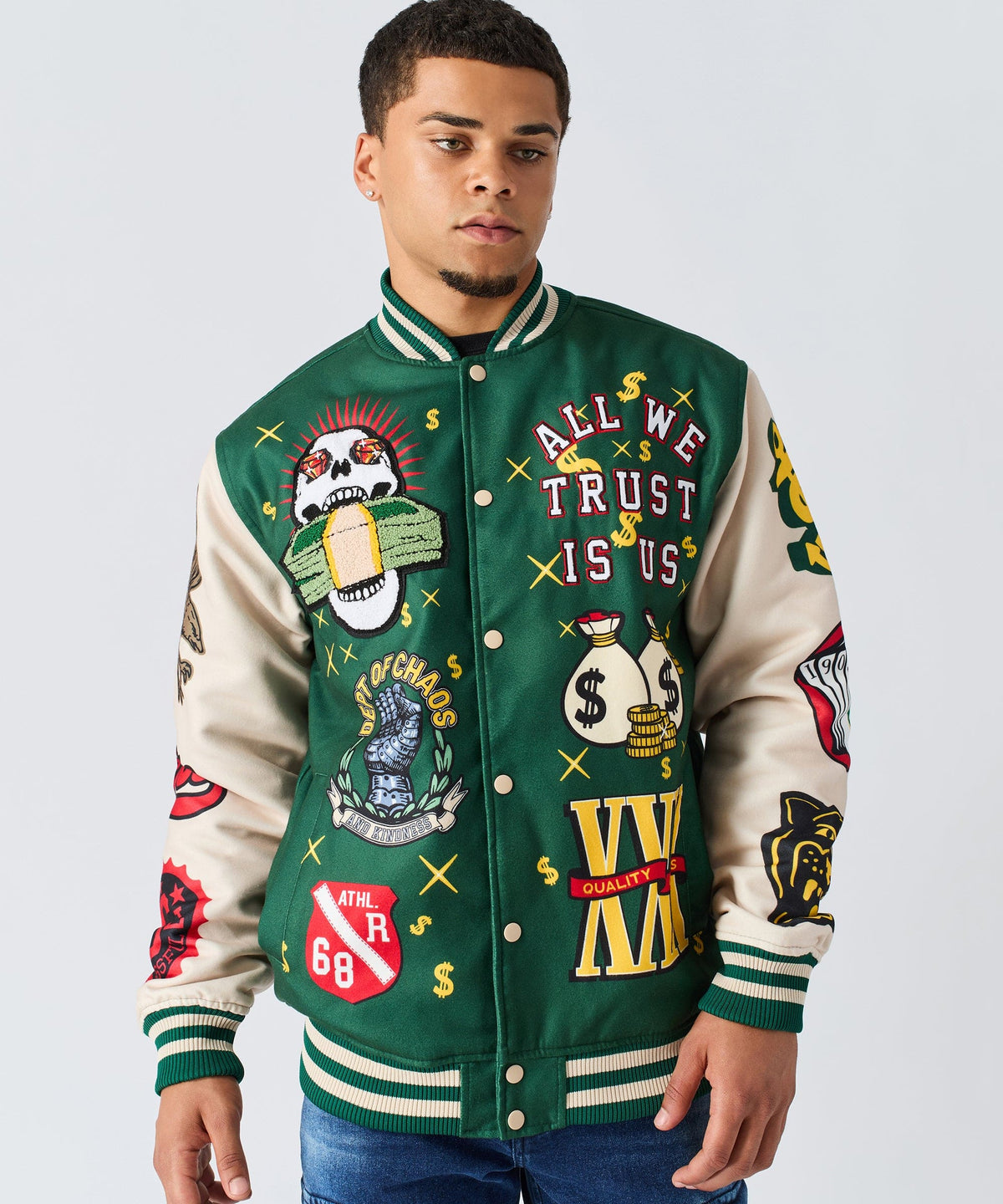 Reason Clothing Everyday | Cash Flow Varsity Jacket