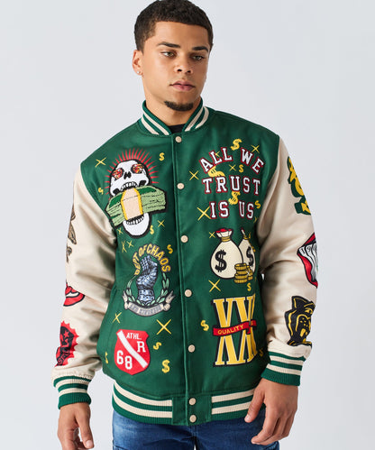 Reason Clothing Everyday | Cash Flow Varsity Jacket