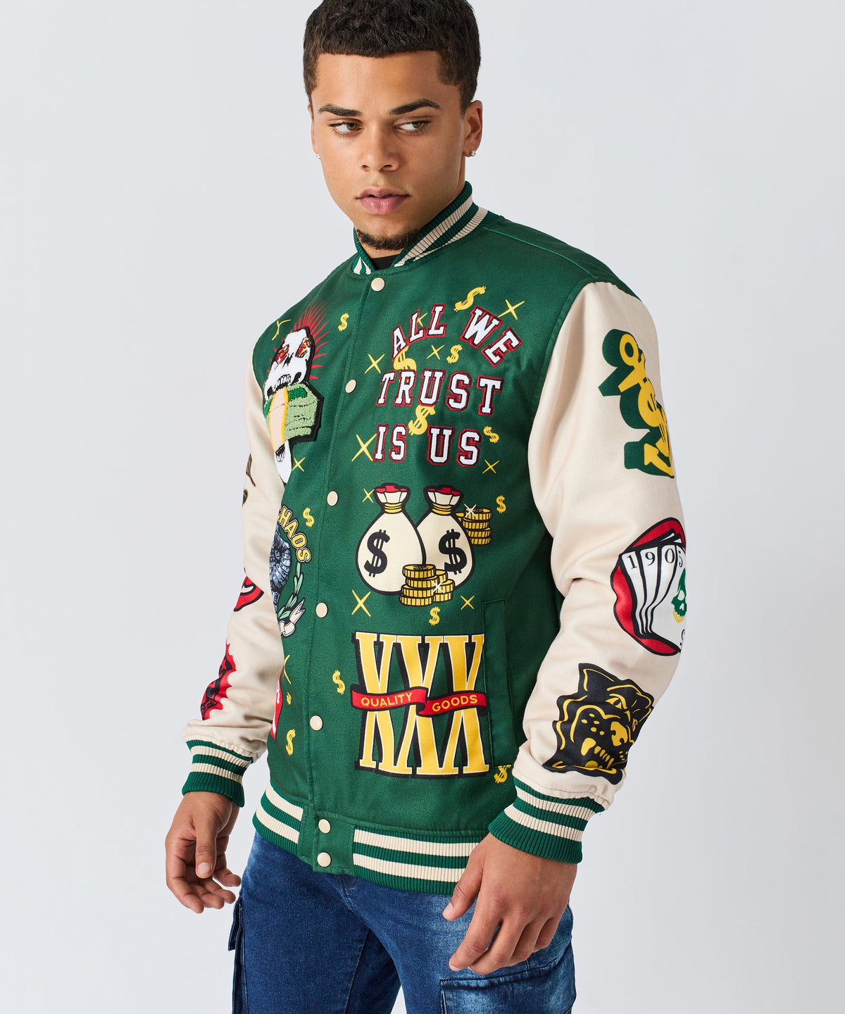 Reason Clothing Everyday | Cash Flow Varsity Jacket