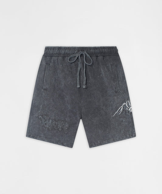 Reason Clothing Value | Toxic Spiderwebs Short - Charcoal