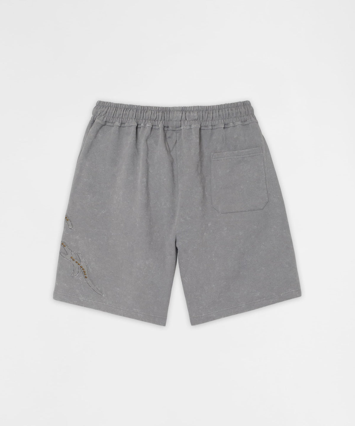 Reason Clothing Top Pick | Legends Studded Fleece Short - Gray