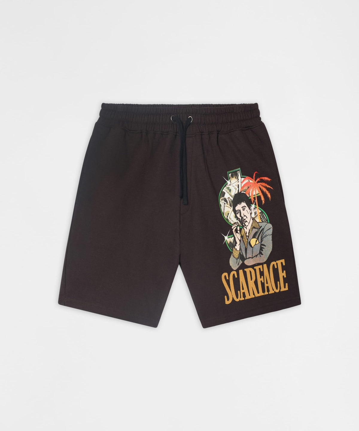 Reason Clothing Latest | Scarface Chenille Patched Short - Black