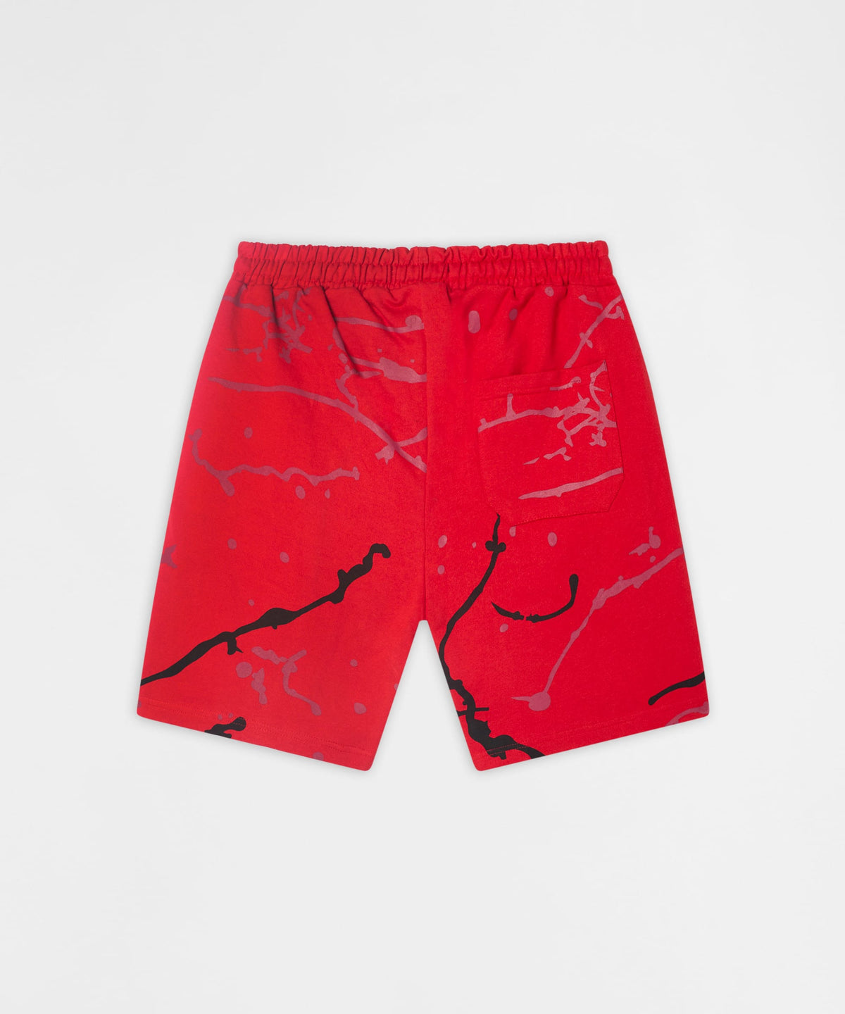 Reason Clothing Essential | Painted Fleece Short - Red