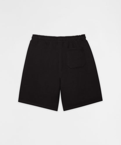 Reason Clothing Smart Buy | Crosses Embroidered Fleece Short - Black
